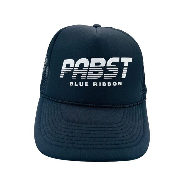 Pabst Blue Ribbon Beer PBR Music Baseball Hat Cap SnapBack Trucker Drinking Boat - Picture 1 of 5